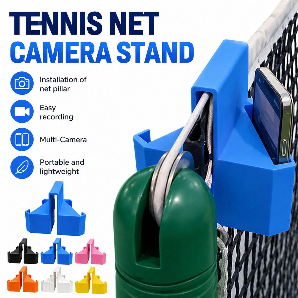 Padel-Tennis Hängende Kamera Halterung Duale Perspektive Hängender Tennis Netz Handy Halter Tennis Aufnahme Halterung Handy Action Halter