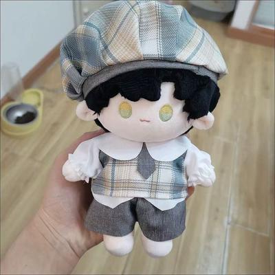 Shirt Trousers 20CM Doll Clothes Handsome Suit Plush Doll Clothe Cotton Doll Outfit  Idol Doll