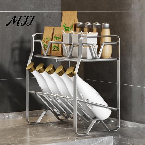 Stainless Steel Seasoning Rack Spice Rack, 2/3/4 Tier Condiment Organizer for Multi Layer Countertop, Multi-purpose Multi-Layer Bottle Holder Kitchen