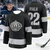 2026 Men's New Ice Hockey King Team Training Top with 3D Print, Black, Breathable and Quick-drying Long Sleeves Kids
