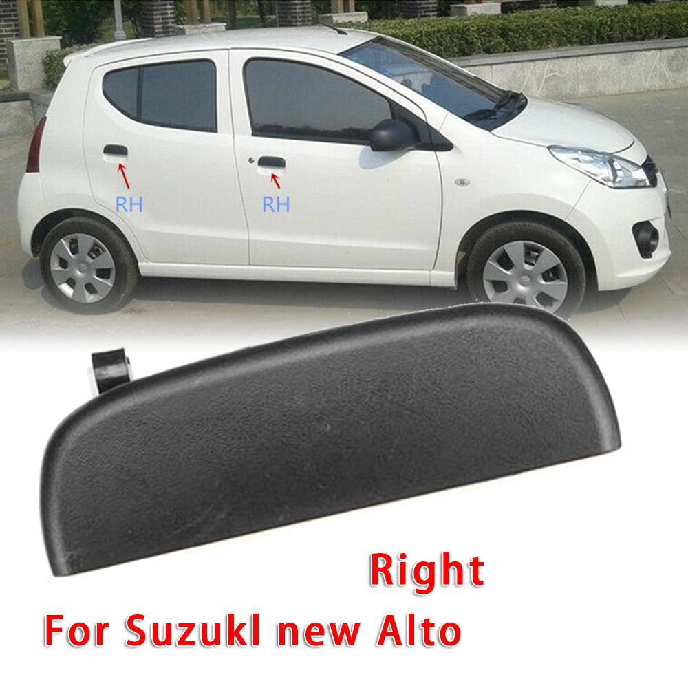 For Suzuki Alto Black Front Left Car Outer Grab Handle Outside Door Knob Plastic Front Right