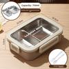 Microwave Safe Lunch Box With Dividers For Office Workers And Students In Nordic Style