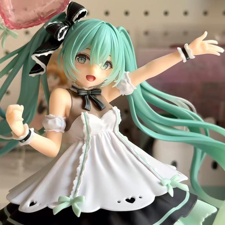 Hatsune Miku  Birthday Party Ver. Amp+ Figure 21Cm Pvc Anime Action Model Collectible Toy Gift In Stock