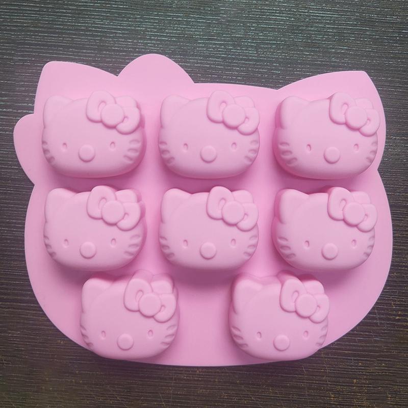 Cartoon Silicone Mold Baking Chocolate Soap Mould Cute Animal Cake Decorating Tool Cupcake Topper Kitchen Party Supply Gift