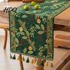 Durable Table Runner Christmas Runner Decorative Stitching Decoration Protects from Hot Spill