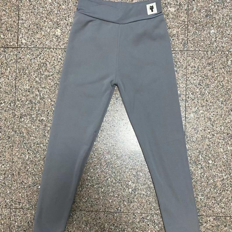 Women's autumn and winter high waisted leggings with added wool and thickened lamb wool leggings, warm pants EMA