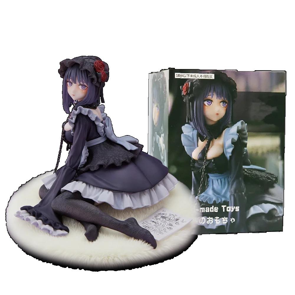 2 Kinds My Dress-Up Darling Anime Figure Black Maid Outfit Kitagawa Marin Action Figure Shizuku Kuroe Figurine Collection Model