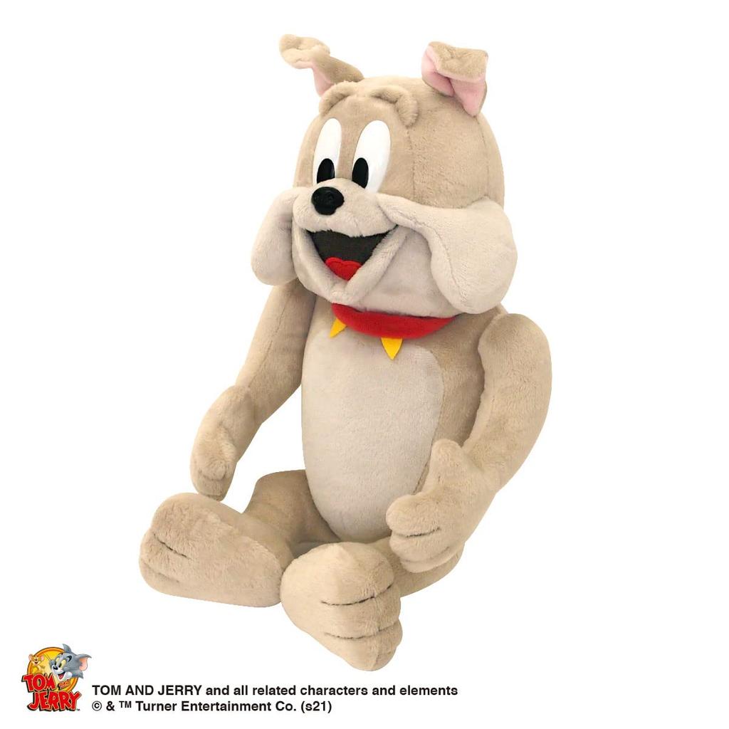 NICI Tom and Jerry Spike Plush Tom and Jerry Cartoon Made in 3090936 Toy, 40cm, Bulldog, Fluffy, Character, Gift, Germany, Beige,