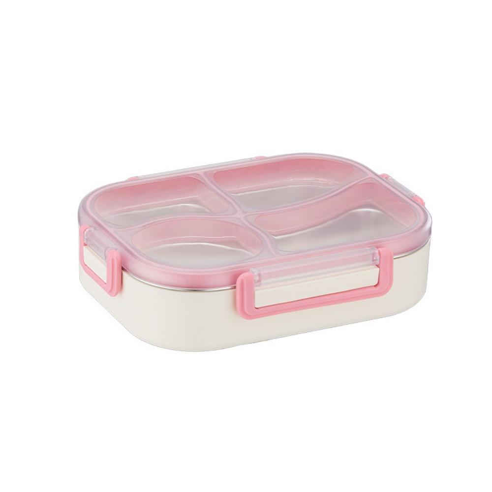 Divided Insulated Lunch Box 900/1400ML Compartment Lunch Box Stainless Steel Lunch Box  Worker