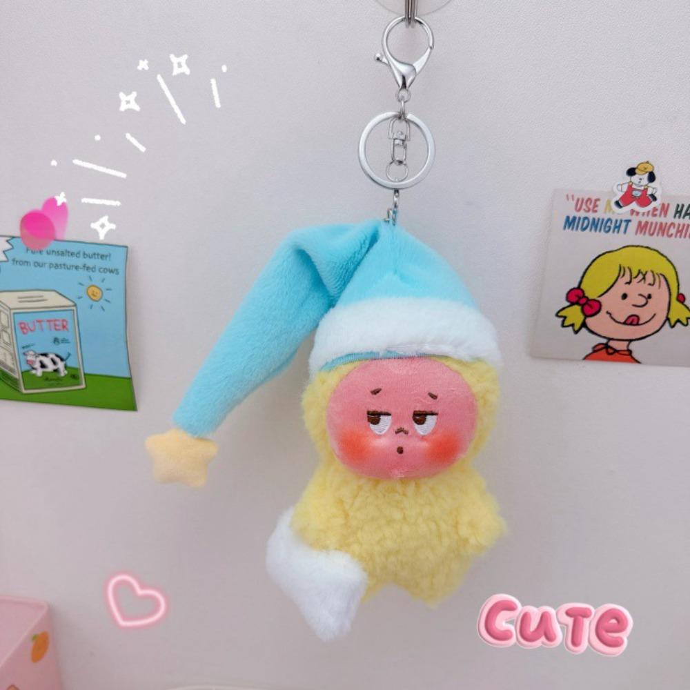 Niedliche Sternenperson Plüsch Anhänger Puppe Puppe Stern Schlüsselanhänger Anhänger Spielzeug Geburtstagsgeschenk Geschenk
