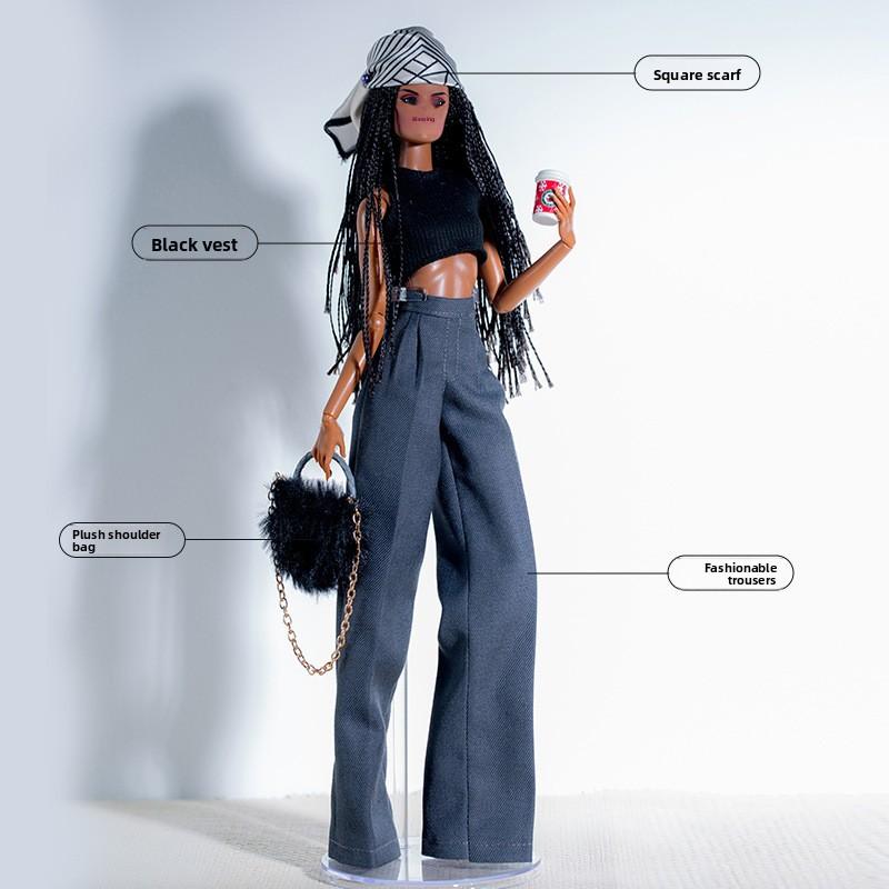 Xianxian Doll Clothes Suit 1/6 Anime BJD 32cm Supermodel Doll Clothes Accessories Fashion COOL GIRL Girls DIY Toys Collector