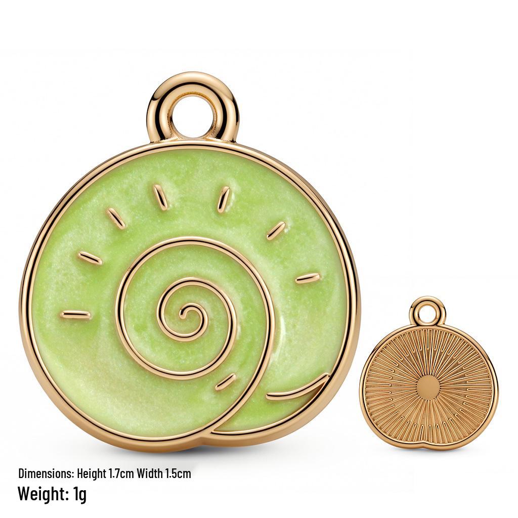Colorful Alloy Ocean Charm Pendant for DIY Bracelets & Keychains