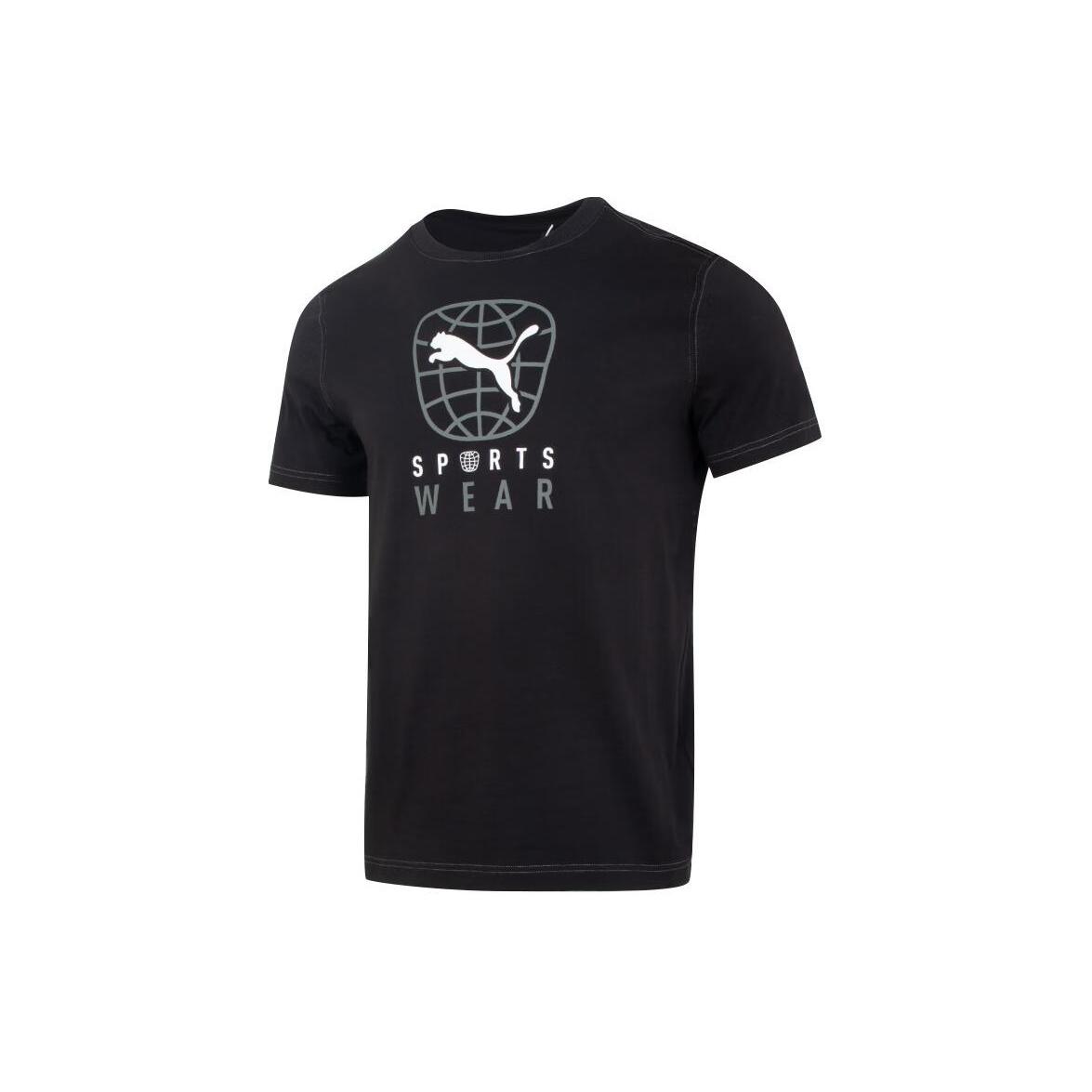 

New PUMA Essentials T Shirts Men s Black 682070-01 L
