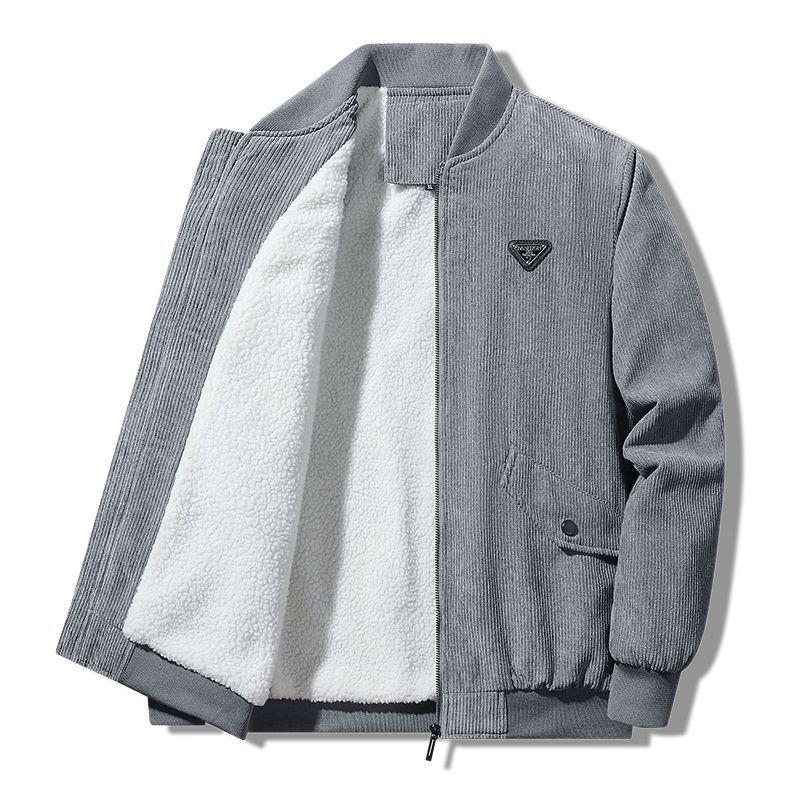 Men's Thin Velvet Corduroy Jacket for Spring and Autumn