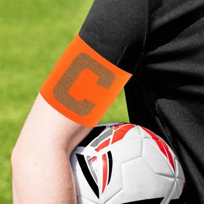 Soccer Captain Armband Nylon Elastic Adjustable Basketball Captain Armband Outdoor Football Player Band for Youth And Adult