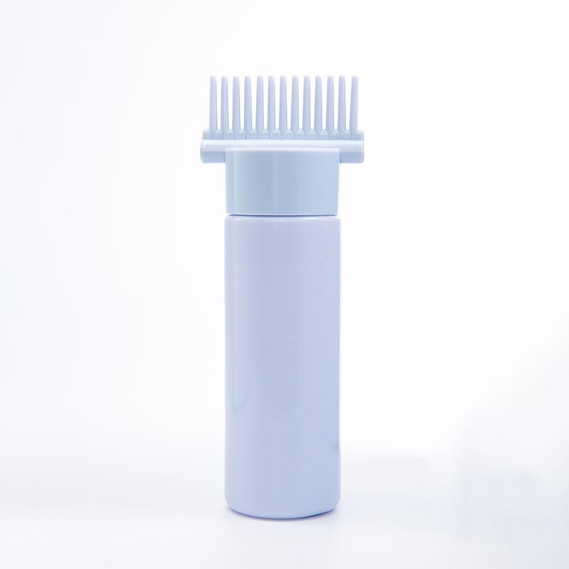 120Ml Hair Dye Refillable Bottle Applicator Comb Multicolor Plastic Dispensing Salon Oil Hair Coloring Hairdressing Styling Tool