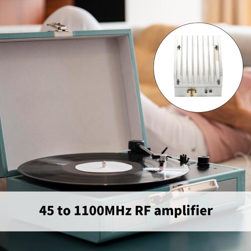 RF Power Amplifier 45-1100MHz Frequency 32dB High Linearity for Radio Communication and TV Signal Enhancement