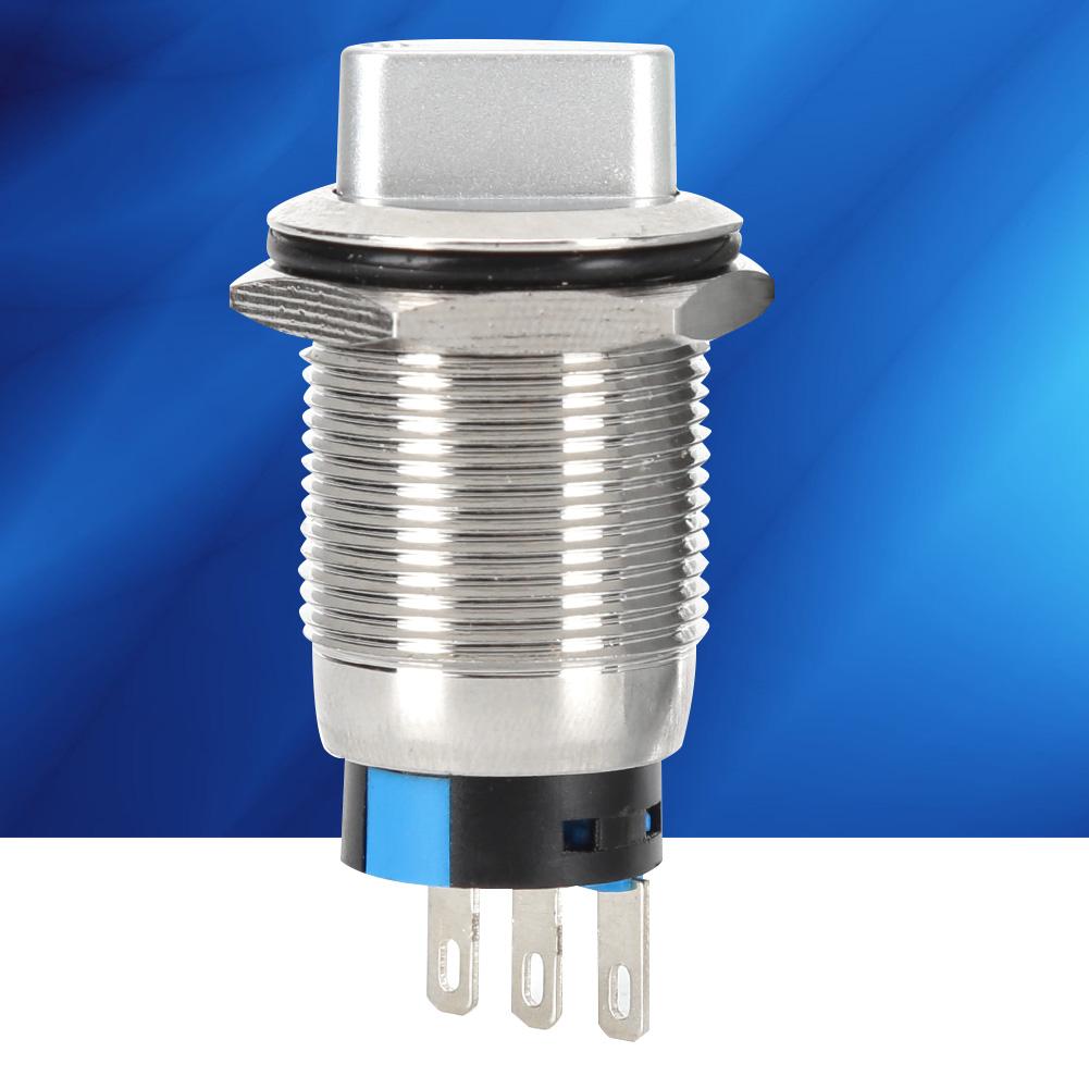 40PCS BEM 19 21 2 Position Knob Switch Waterproof Rotate Switch with Self Locking