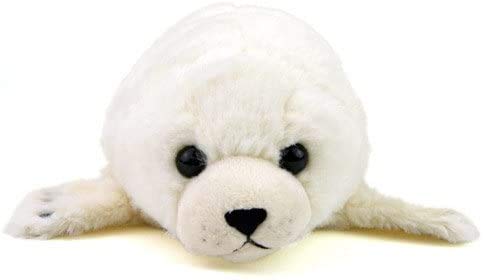 Carolata Spotted Seal Plush Toy (Reclining Series/Soft Touch) Realistic Seal Animal Toy Doll Gift Present Birthday (Twice Tested) / Christmas Present