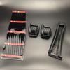 High Quality Car Accessories For BMW E60 E61 AT/MT Accelerator Brake Footrest Pedal Sticker Aluminium Alloy Styling Plate