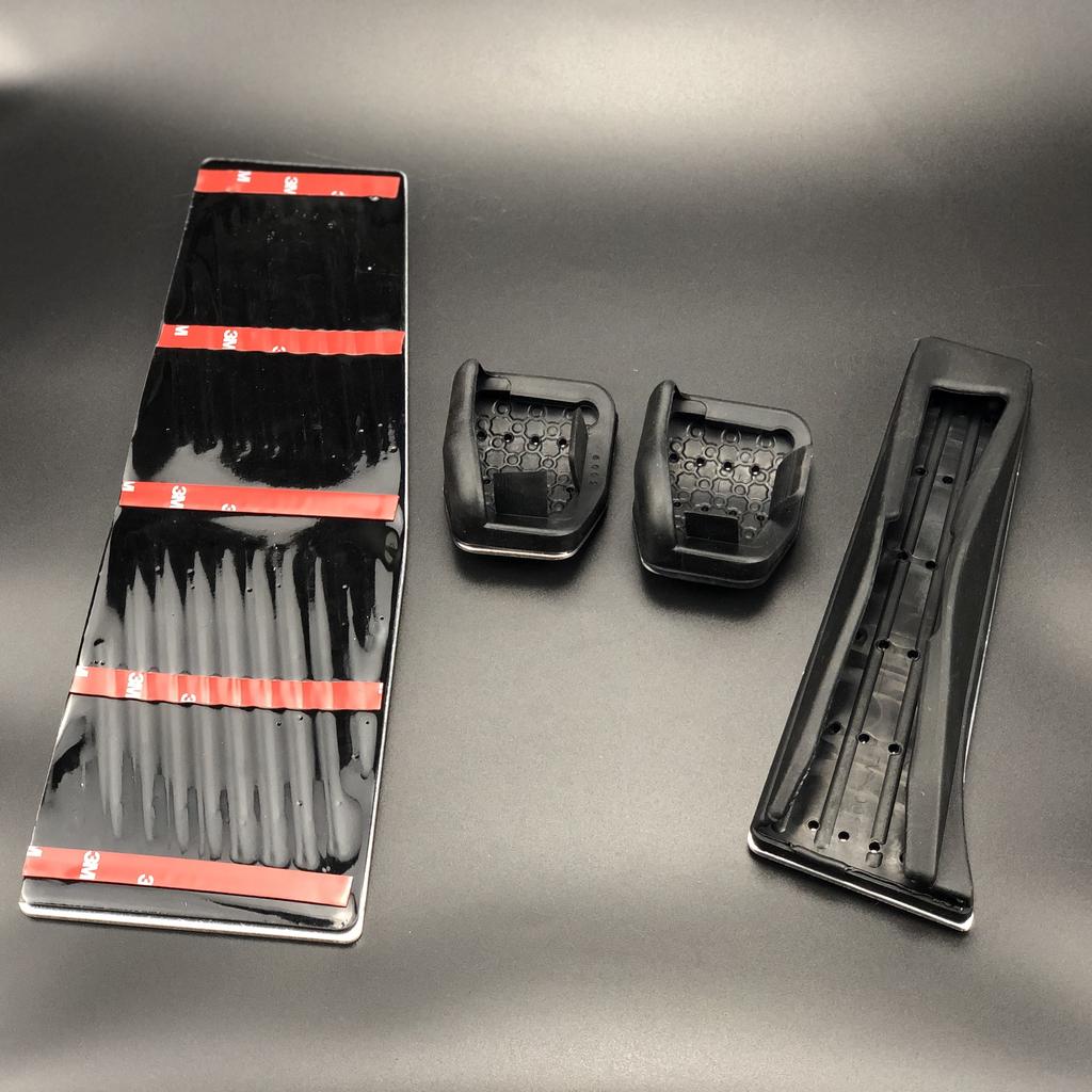 High Quality Car Accessories For BMW E60 E61 AT/MT Accelerator Brake Footrest Pedal Sticker Aluminium Alloy Styling Plate