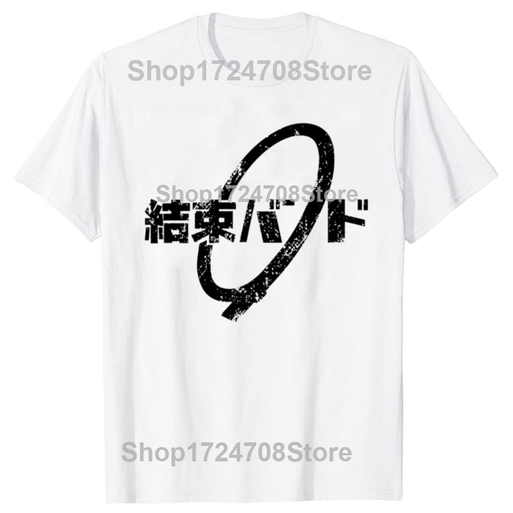 Kessoku Band Bocchi The Rock T-Shirt für Herren Niedlich Anime Lustig 100% Baumwolle T-Shirts Rundhals Kurzarm T-Shirts Druck Tops