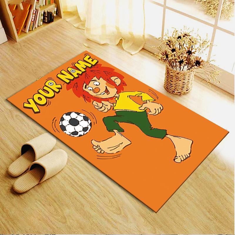 Custom Name Pumuckl Carpet Rug for Living Room Bedroom Home Sofa Decoration,Kids play Non-slip Floor Mat