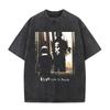 Washed Vintage Rock Band Korn Freak on A Leash Double Sided Print T Shirt Men Gothic Casual Oversized Tees Unisex Summer Tshirt