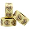 2PCS Thank You Stickers Roll 1.2 Inch Waterproof 1000 Labels for Small Business, Packaging, Mailer Seal Stickers