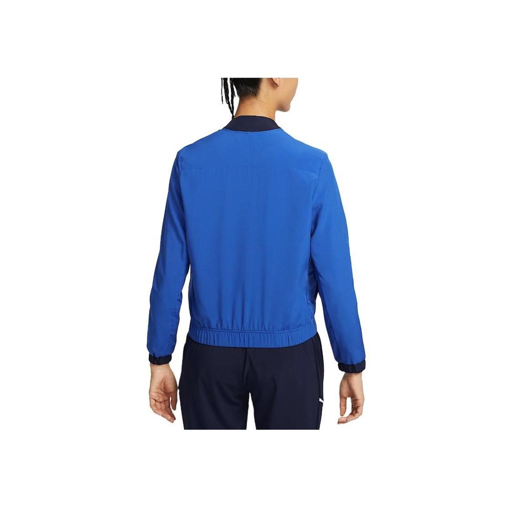 Nike Dri-Fit Lightweight Fashion Versatile Sports Jacket Women Jackets Royal-Blue IB8901-450