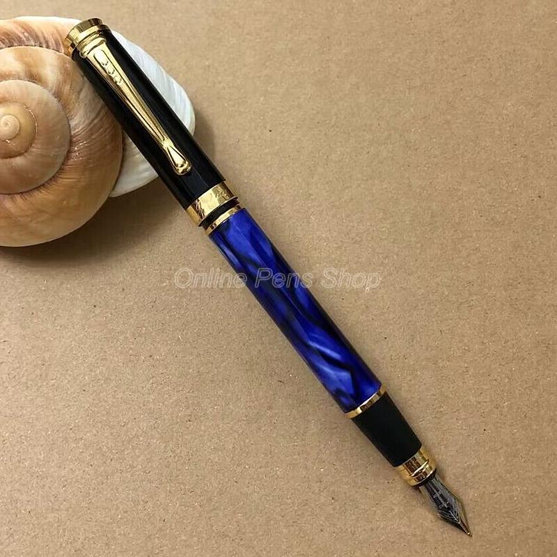 Jinhao 500 High Grade Metal Black And Golden Medium Nib Fountain Pen