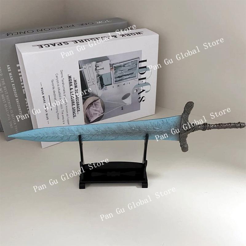 30cm/11.8in Dark Moon Greatsword Weapon Model Game Peripherals Figure Model All Metal Knife Toy Sword Cosplay Ornaments Gifts