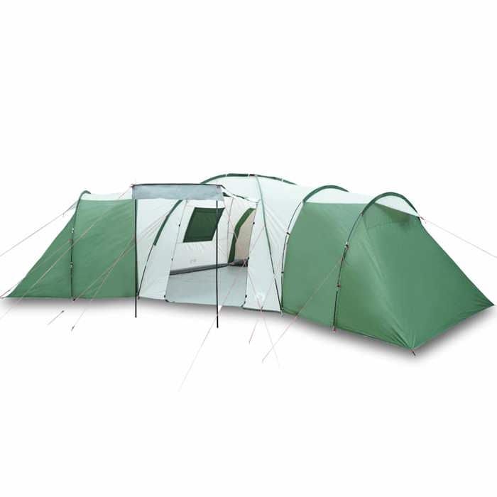 VidaXL Camping Tent 12 Person, Shade Tent with Carry Bag, Portable Awning with Sidewalls for 94346