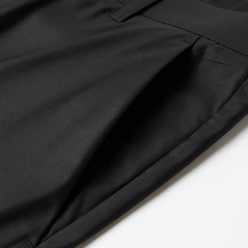 JOW Men's Wrinkle-Resistant Tencel-Cotton Straight-Leg Business Casual Pants