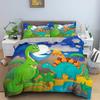 Polyester Comfortable Cartoon Pattern Duvet Cover Set 3-Piece Set With Duvet Cover And Pillowcases King Queen Twin Sizes For Boys Girls And Kids