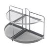 2 Layer Desktop Organizer Multifunction Folding Stable Makeup Storage Rack Spice for Home