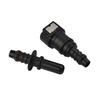 Fuel Line Hose Connector Pipe Connector 9.89-ID8 Straight Pipe Connector Set Parts Quick Release 9.89mm ID8 Quick Connect