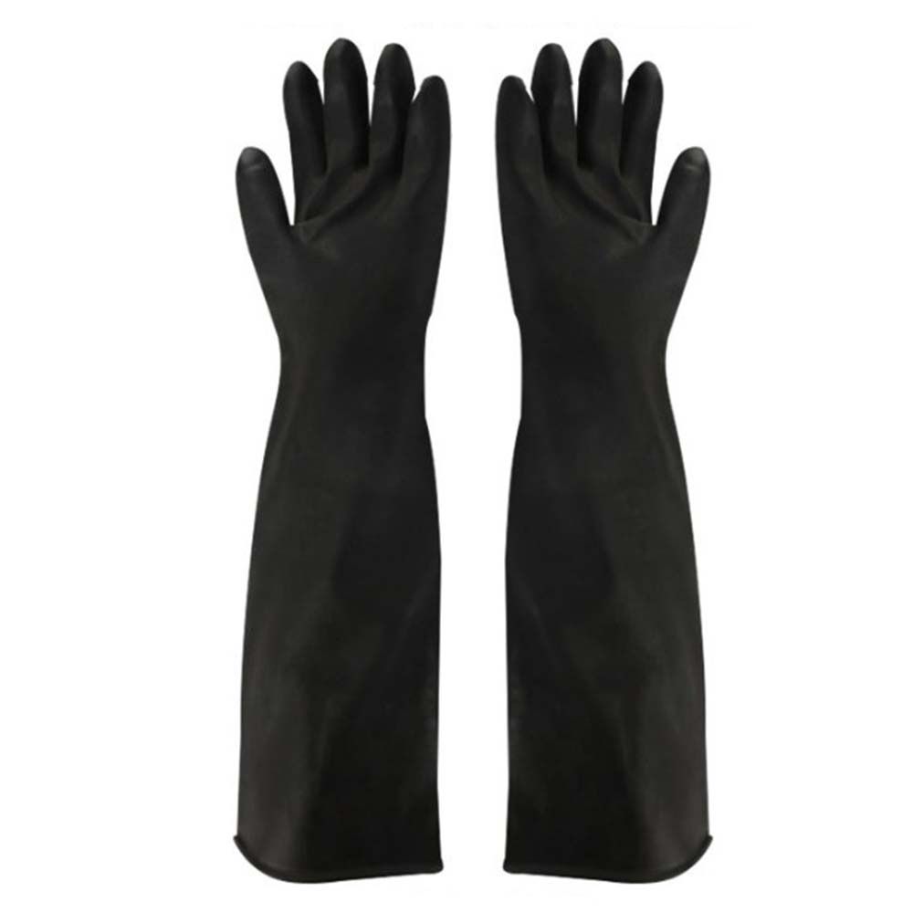 Anti Chemical Lab Rubber Acid Alkali Safety Gloves Labor Supplies Industry Gloves Latex Gauntlets