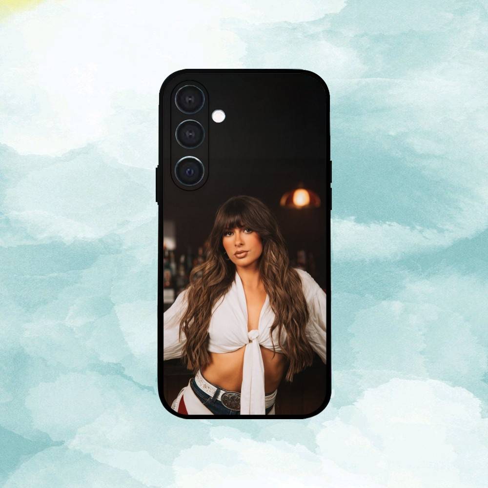 

E-Ella L-Langley Hungover Phone Case For Samsung A73,72,71,A52,51,40,41,A22,A32,31,A13, Soft Black Shell Samsung a32 5g