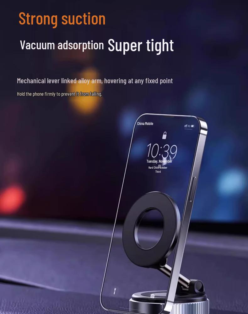 Magnetic Magsafe Phone Holder: Universal Car, Bathroom & Desktop Use