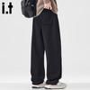 :CHOCOOLATEit Men's Winter Loose Straight Leg Casual Pants