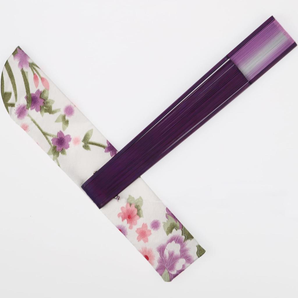 TOuWA Folding Fan for Men and Bamboo Japanese Japanese Perfect for Fireworks New and Kabuki Stylish Set Fan and Gift Women, Silk, Ribs, Pattern,