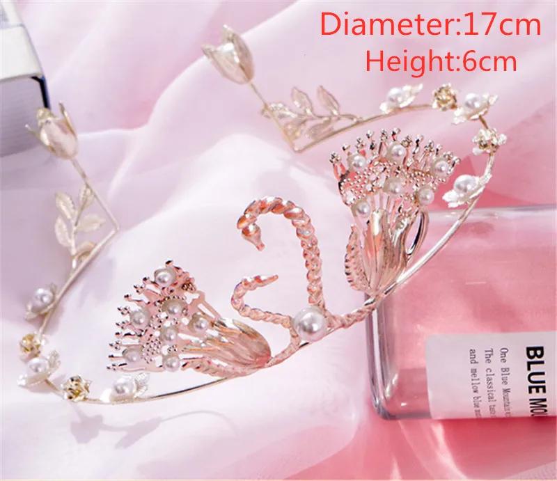 Birthday Party Crystal Crown Cake Decoration Wedding Party  Thanksgiving Bride Tiara Love Gift Decoration Queen Princess Tiara