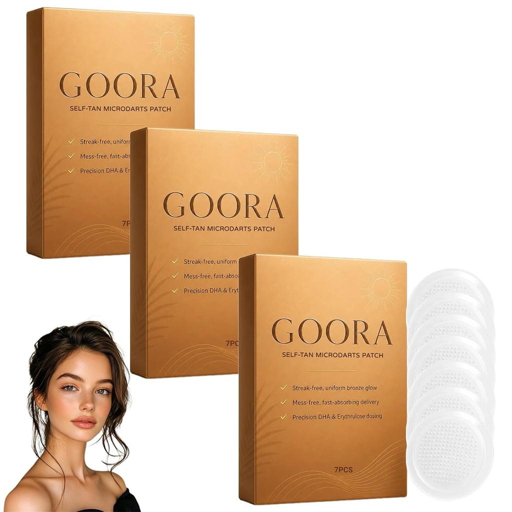 Patch Auto-bronzant à Micro-aiguilles pour un Bronzage Uniforme Sans Salissure Absorption Rapide Livraison avec Dosage Précis de DHA et d'Érythrulose 7 PIÈCES