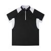 Men's Quick Dry Stand Collar Athletic T-shirt, Short Sleeve Running Casual Workout Tops