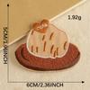 Embroidery label Original cartoon food biscuits Embroidery sticker Self-adhesive patch sticker Accessories cloth sticker