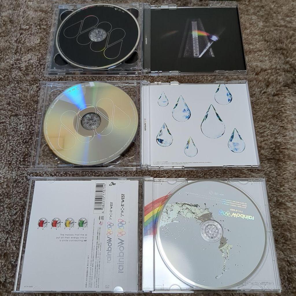 [USED] Johnny's WEST rainboW CD 3 Form Set