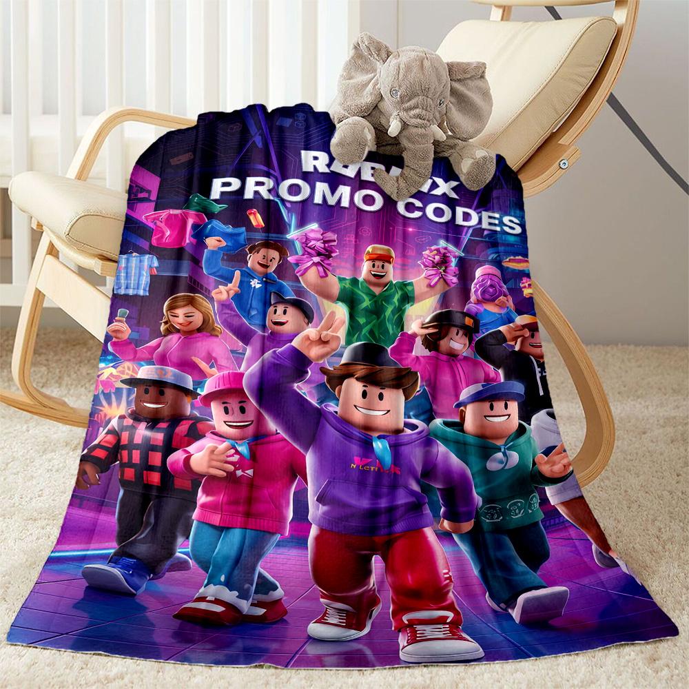 Roblox 275 Blanket Durable Comfort Perfect for Couch Sofa Seaside for All Occasions Warmthful Decor Suitable for Gifting Relatives and Friends