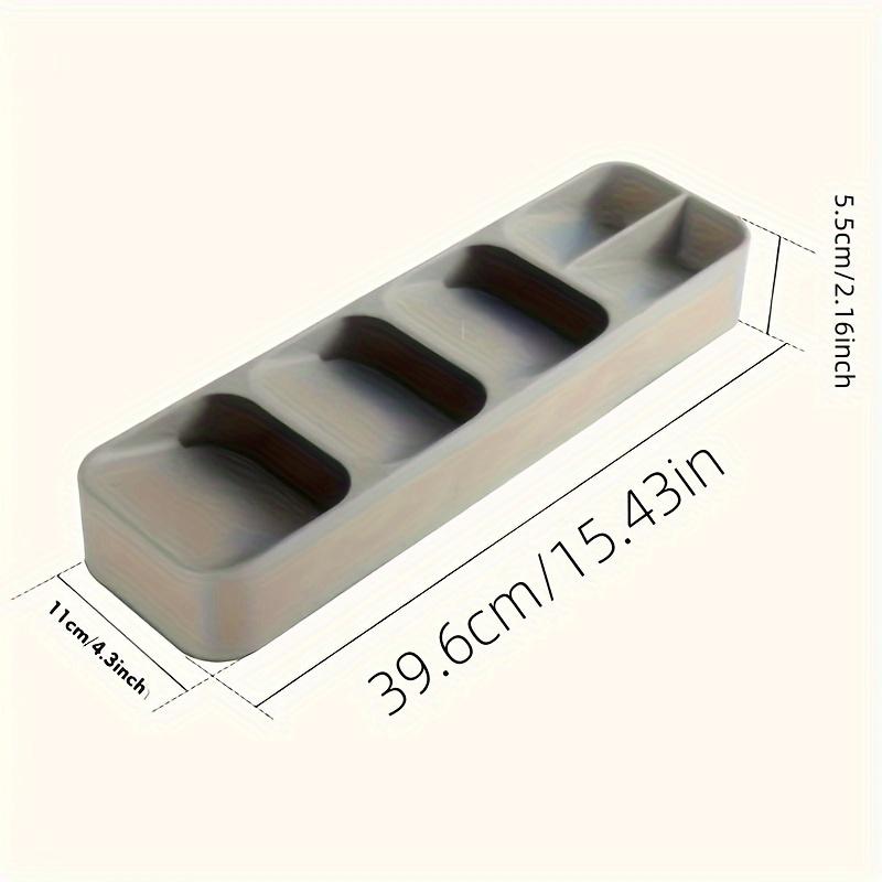 Multifunctional Knife Fork Compartment Storage Box Cutlery Spoon Box Fork Divider Organizer Kitchen Drawer Storage Box Tray