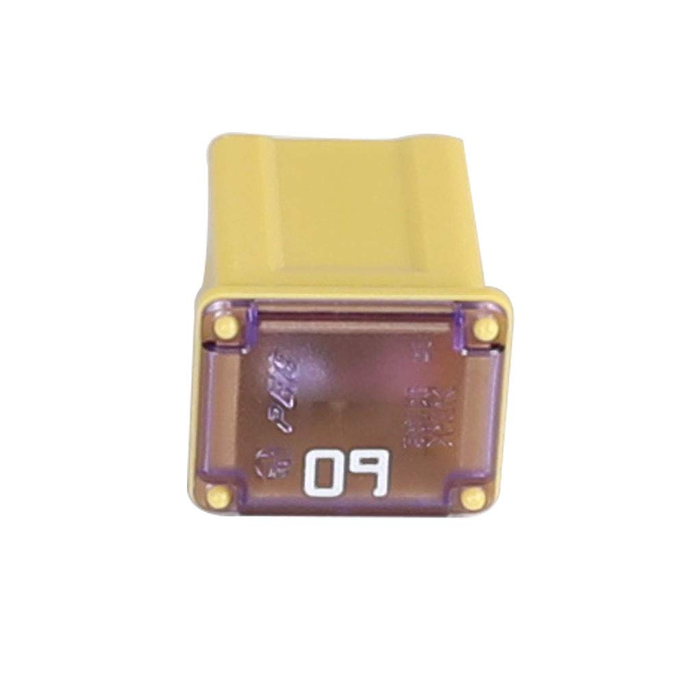 Jcase FMX Fuses Assortment 20 Flosser Low Profile Fuse Female Maxi Fuse Mini Automotive Box Shaped Fuses Kit 20 30 40 50 60 Amp